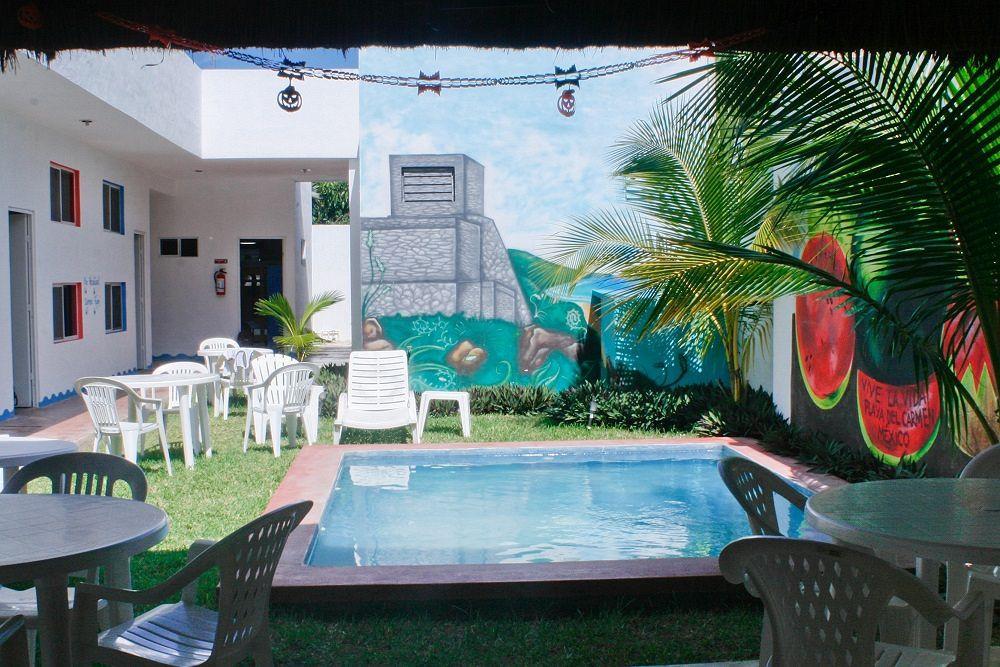 פלאייה דל כרמן Hostal Vive La Vida מראה חיצוני תמונה